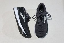 Brooks Ghost 16 Mens Size 8 Black White Athletic Running Walking Shoes Sneakers