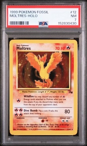 Moltres (Unlimited) graded PSA 7 for sale on eBay