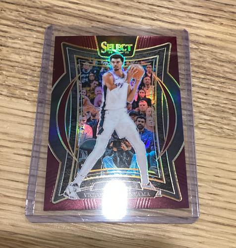 Panini 2024-25 Select Victor Wembanyama Spurs Concourse #9 Prizm 089/175