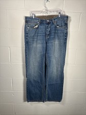 Tommy Bahama Standard Bootcut Men  s 38x30 Blue Denim Jeans