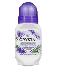 Crystal Mineral Deodorant Roll-On, Lavender White Tea 2.25 oz Pack of 12