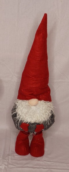 Wichtel Rot Mit Teleskopbeine 39-84Cm Groß Weihnachtsdeko Deko Weihnachtswichtel-image