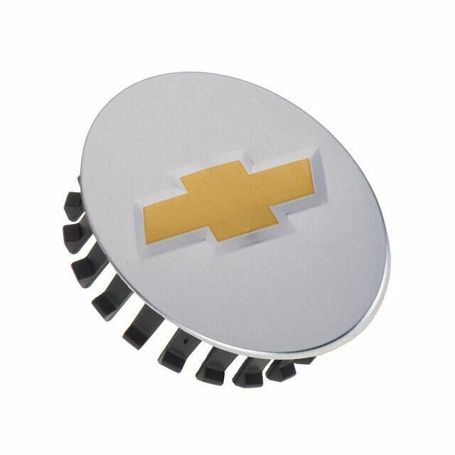 Tapa central cubierta de rueda Chevrolet GM 2006-15 genuina logotipo pajarita plateada 95975-51 Foto 2 de 4