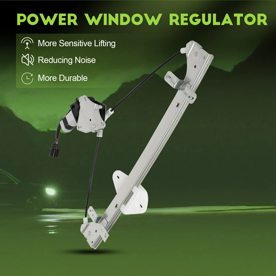 Regulador de ventana eléctrica delantero izquierdo apto para Honda Ridgeline 2014-2006 con motor Foto 3 de 4