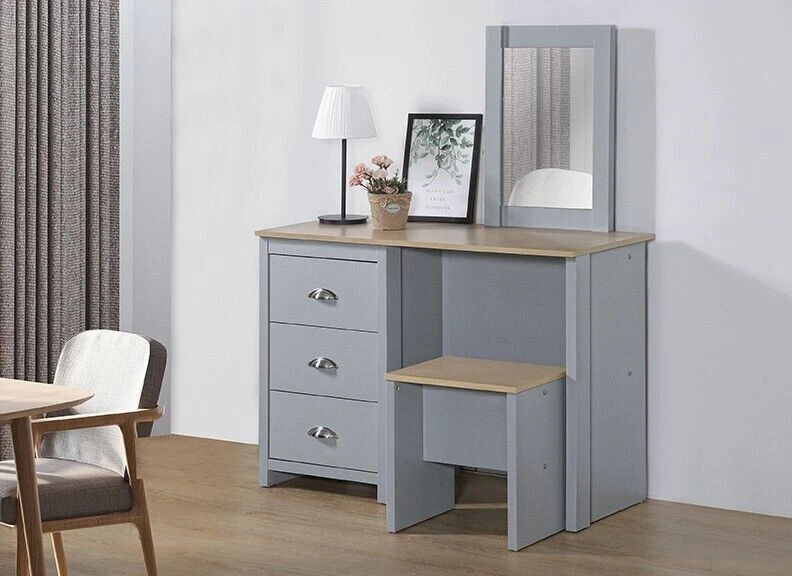 Grey dressing table ebay discount