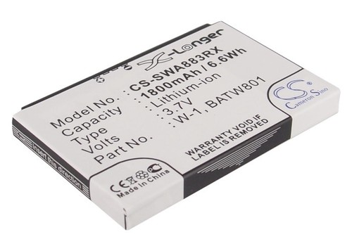 Batterie 1800mAh type 1201883 BATW801 W-1 Pour Virgin Mobile Overdrive Pro 3G 4G - Photo 3 sur 5