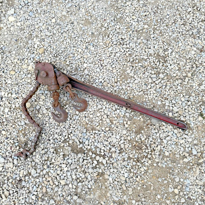 Vintage Coffing Chain Hoist - 3/4 Ton 1 Chain - Danville IL