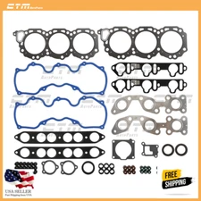 Graphite Cylinder Head Set For 99-04 Nissan Frontier 3.3L V6 SOHC 12v