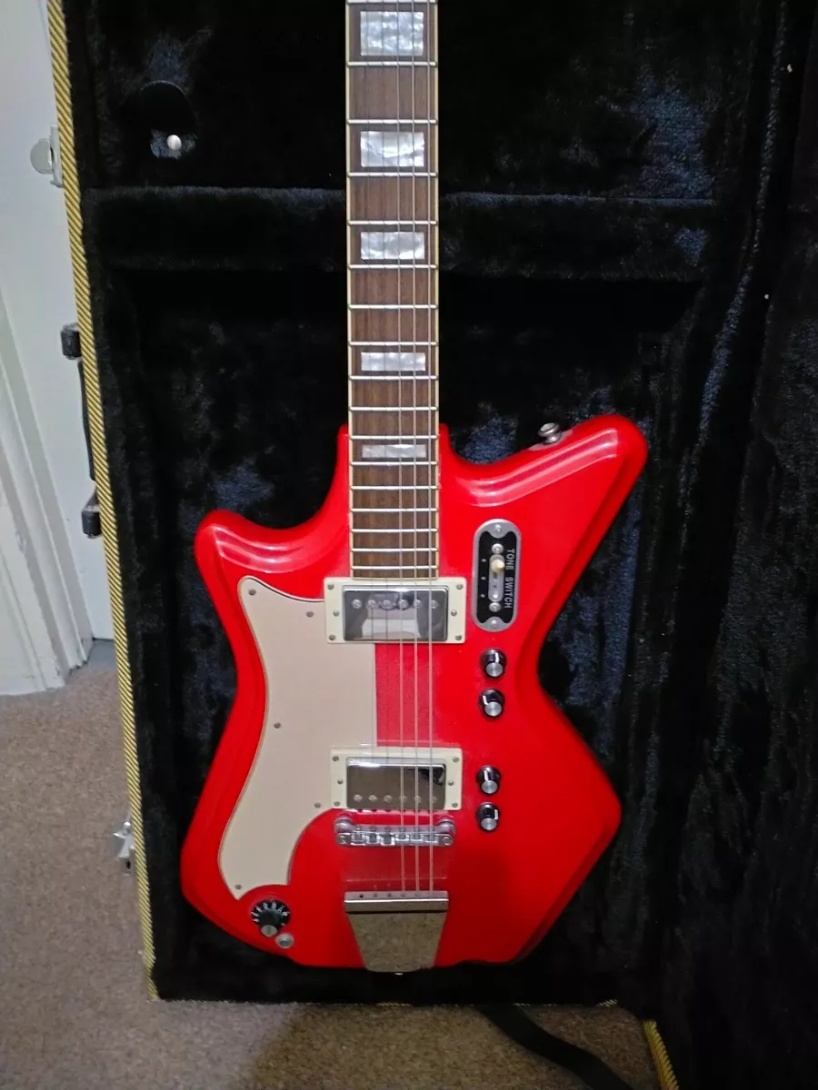 Rare Left handed Eastwood Airline 2P Electric Guitar