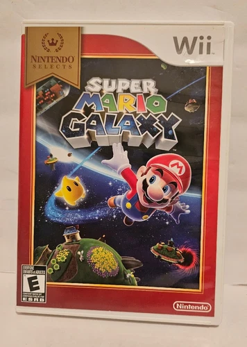 Super Mario Galaxy (Nintendo WII, 2007) Wii Game Complete w/ Manual Tested