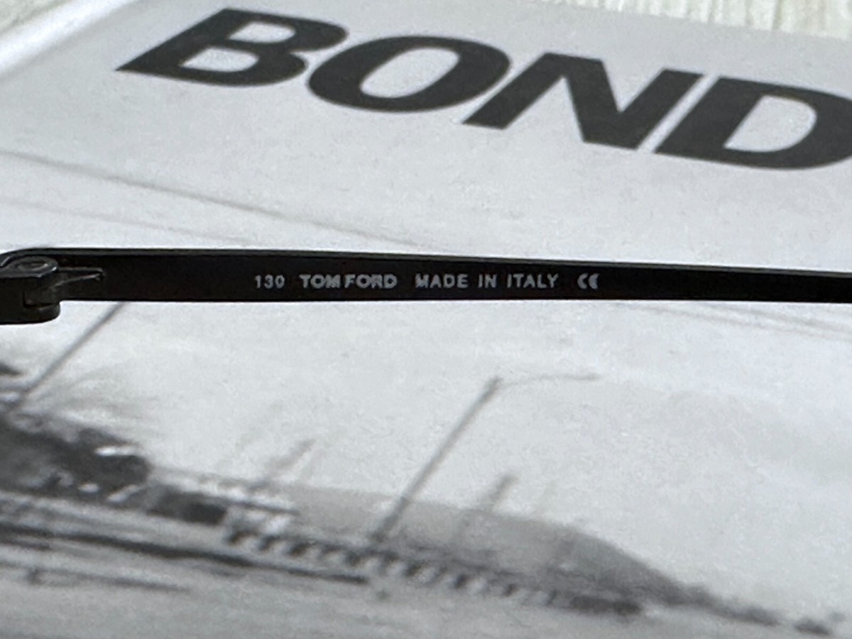 RARE Tom Ford TF108 Gunmetal Sunglasses as Worn by James RARE Tom Ford TF108 Gunmetal Sunglasses as Worn by James