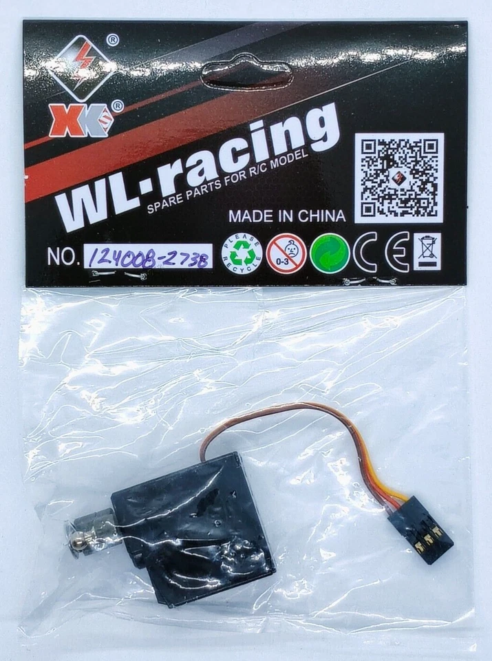 WLtoys 124008 OEM Car Part 2738 Servo w/ Saver Arm Ships Free & Fast from US - Image 2 of 4
