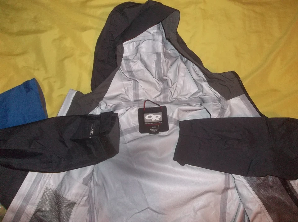 Chaqueta Abrigo Parka Outdoor Research 3 Capas Paladín Nivel 6 Negro Escudo Pertex Foto 4 de 4