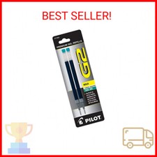 Pilot, G2 Gel Ink Refills, Bold Point 1 mm, Teal, Pack of 2