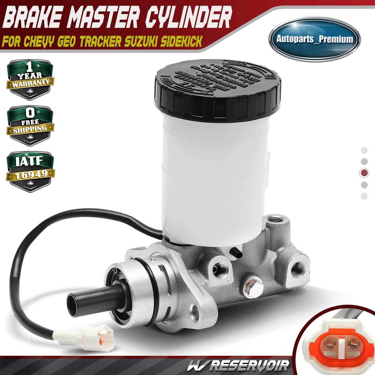 【Mr.B】 Brake Master Cylinder w/Reservoir for Chevrolet Geo Tracker