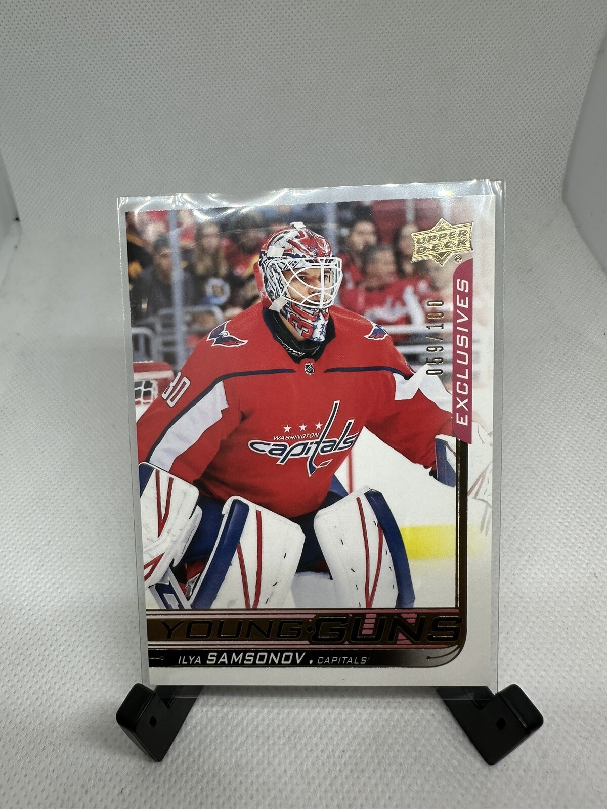 2018-19 UPPER DECK SERIES 2 YOUNG GUNS EXCLUSIVES ILYA SAMSONOV /100 #463