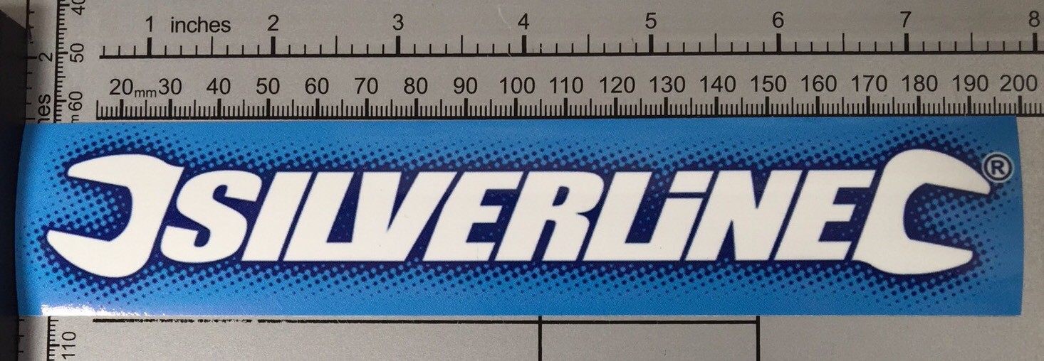 Silverline Tools Sticker Car Silver Line Ratchet Spanner Set Chisel ...