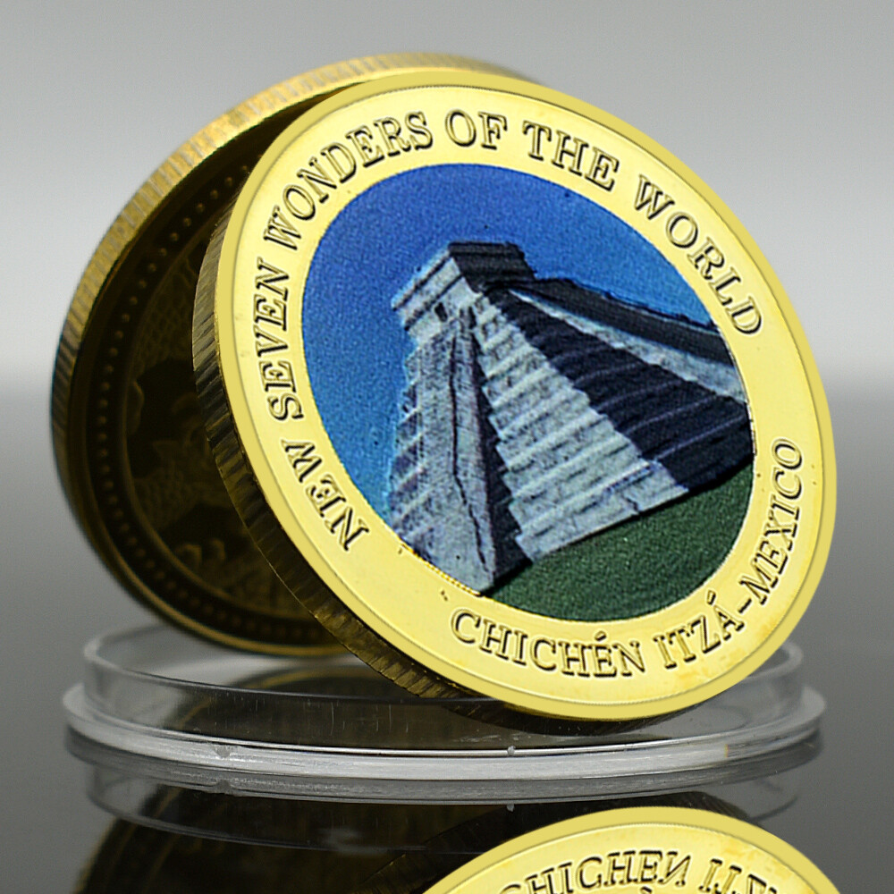 2007 World New Seven Wonders Metal Collect Medal Mexico Chichen