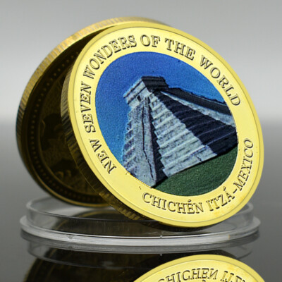 2007 World New Seven Wonders Metal Collect Medal Mexico Chichen 2007 World New Seven Wonders Metal Collect Medal Mexico Chichen