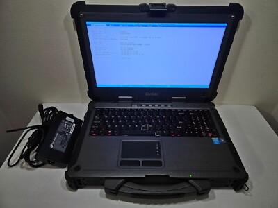 GETAC X500 G2 Rugged LAPTOP 15.6''/i7-4600U 2.90GHz/8GB RAM/+CHARGER/NO SSD/CADDY