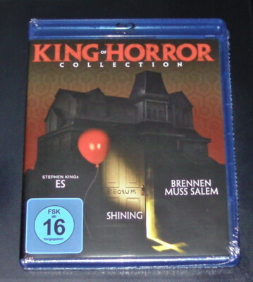 KING OF HORROR COLLECTION ES / SHINING / BRENNEN MUSS SALEM BLU RAY NEU & OVP