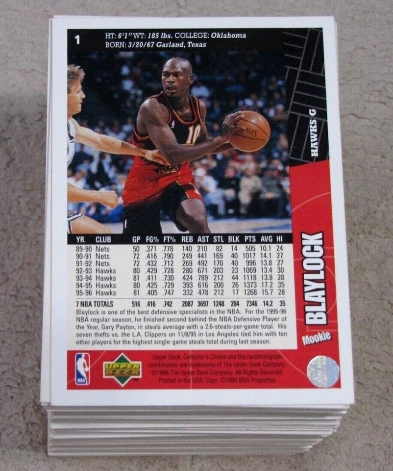 1996-97 Collector's Choice Basketball (Cards 1-200) (Pick Choose Complete) - Image 2 of 2