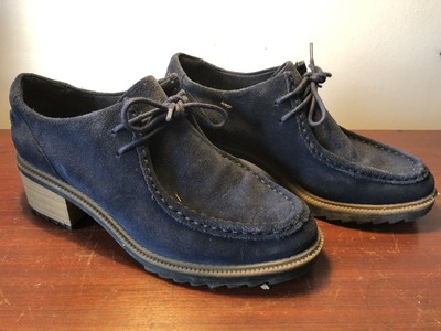 clarks blue suede shoes