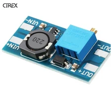 MT3608 2A Adjustable Step-up DC Converter Power Boost 18650 3.3V 5V 12V Arduino 