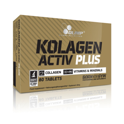 (10,75 EUR / 100 g) Olimp Kolagen Activ Plus - 80 Tabletten Kollagen colagen