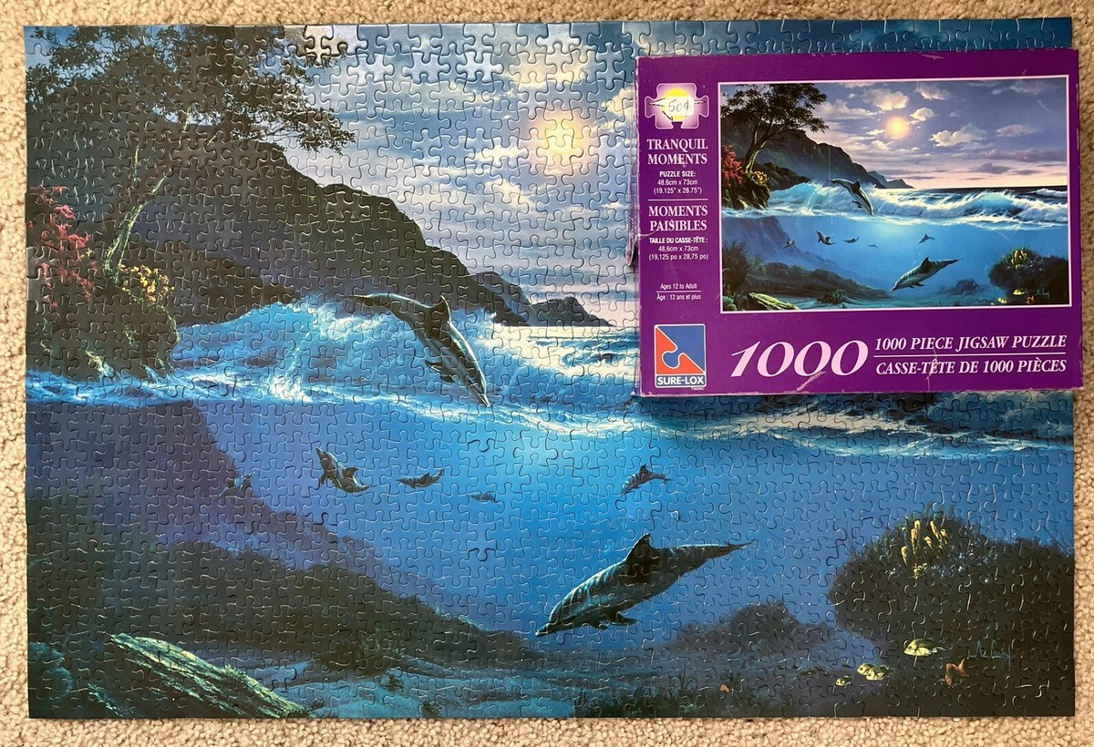 Tranquil Moments 1000 Piece Jigsaw Puzzle Sure-Lox 19.125