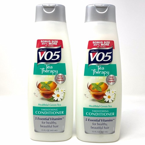 Alberto VO5 Tea Therapy Green Tea Smoothing Conditioner 15 Fl Oz (2 Pack) READ - 第 1/3 張圖片