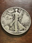 1942 Walking Liberty Half Dollar 90% Silver Very Fine VF