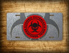 Zombie Outbreak Response Team License Plate Walking Dead Auto Tag Daryl Dixon