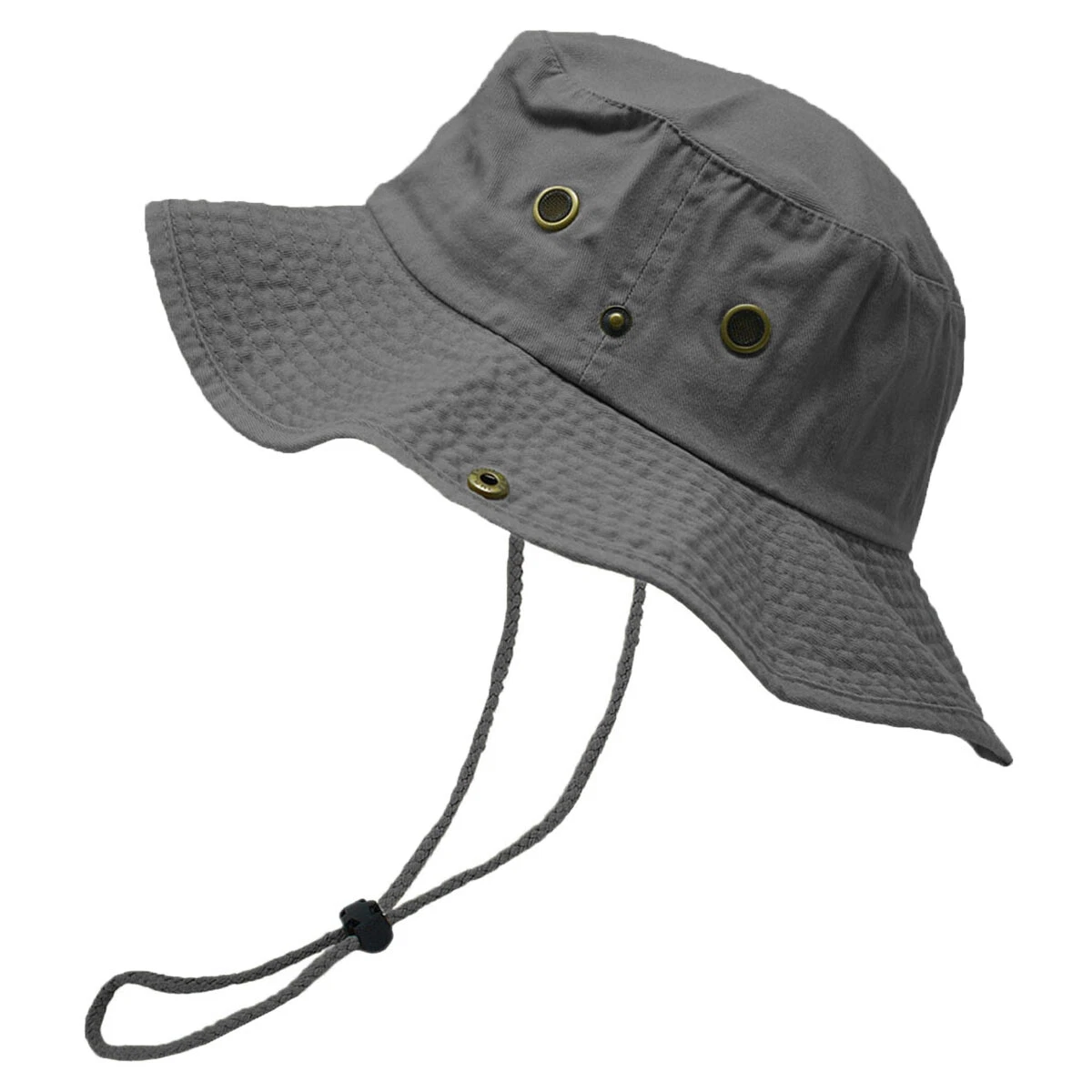 Cotton Gray Men's Bucket Hats for sale | eBay