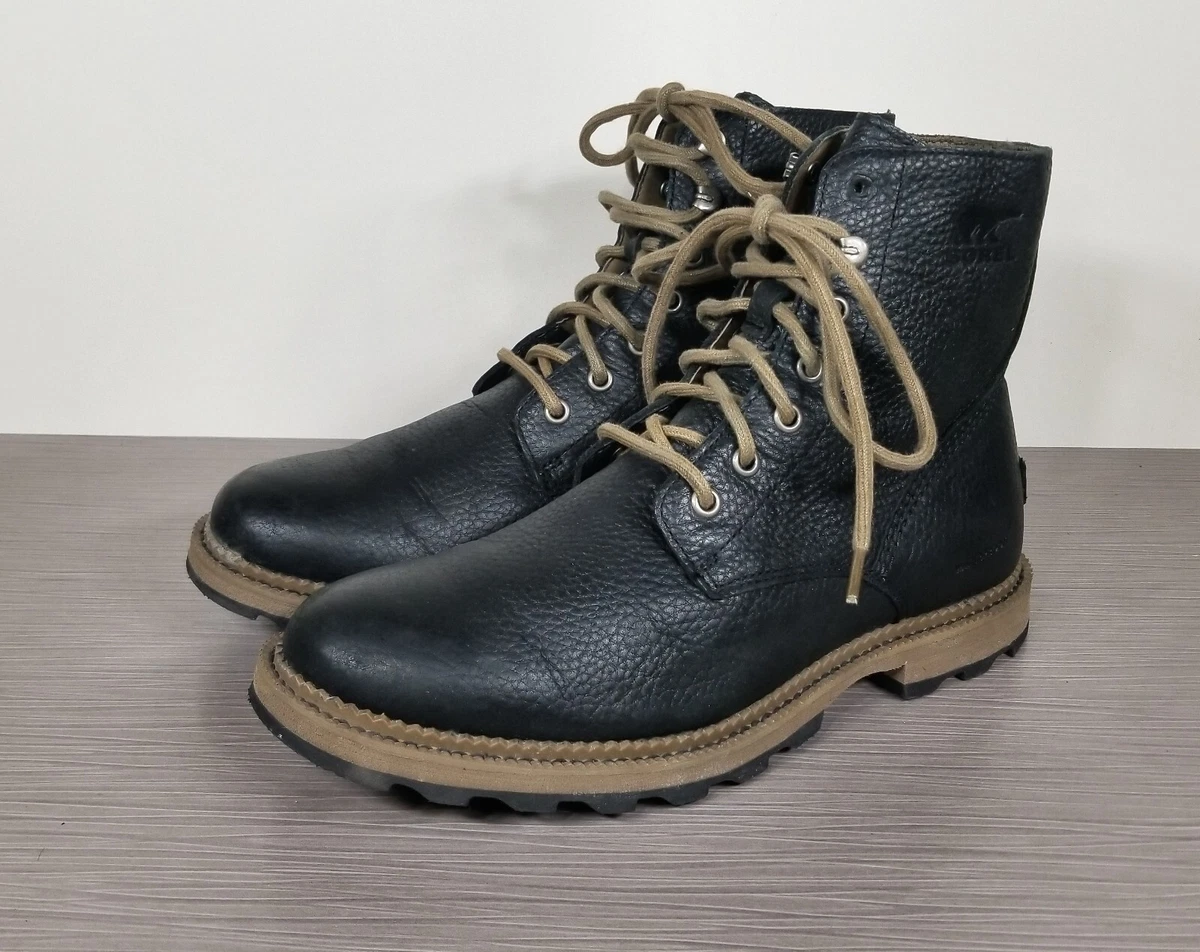 SOREL Madson ll Chukka Leather Lace Up Boots‎ Black Mens Size 10 NM2786-011 Men main image 3