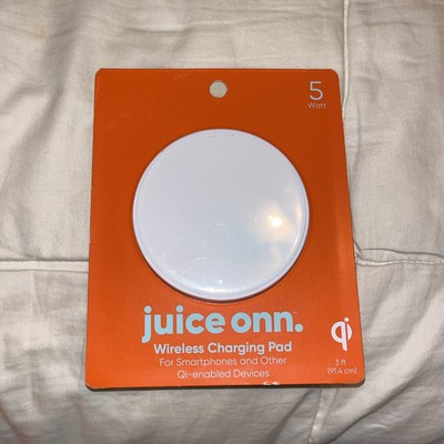 Juice Onn 5W Wireless Charging Pad for Smartphones and Qi-Enabled 