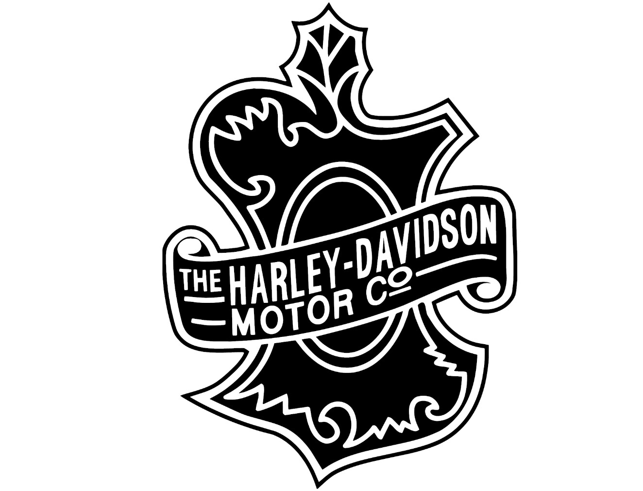 Fits Harley Davidson Vinyl Decal Original Oak Leaf Logo Premium Vinyl Decal eBay