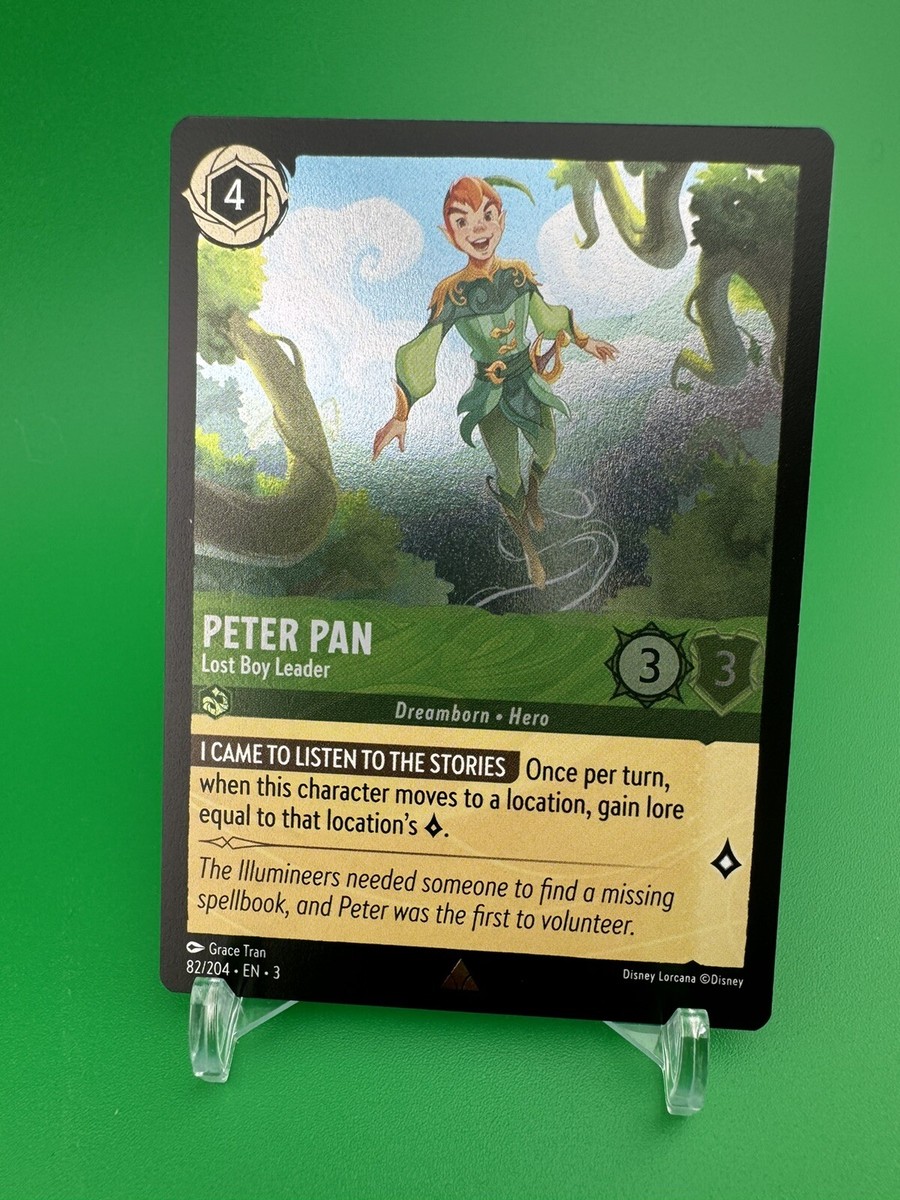 peter pan lorcana card - Pirate's Bane (Enchanted) 2 Flavor Text Peter Pan - Never Land