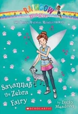 Savannah the Zebra Fairy: A Rainbow Magic Book (The Baby Animal Rescue Fa - GOOD