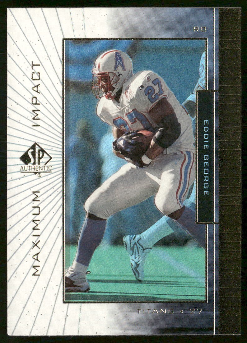 1999 SP Authentic Maximum Impact #MI2 Eddie George