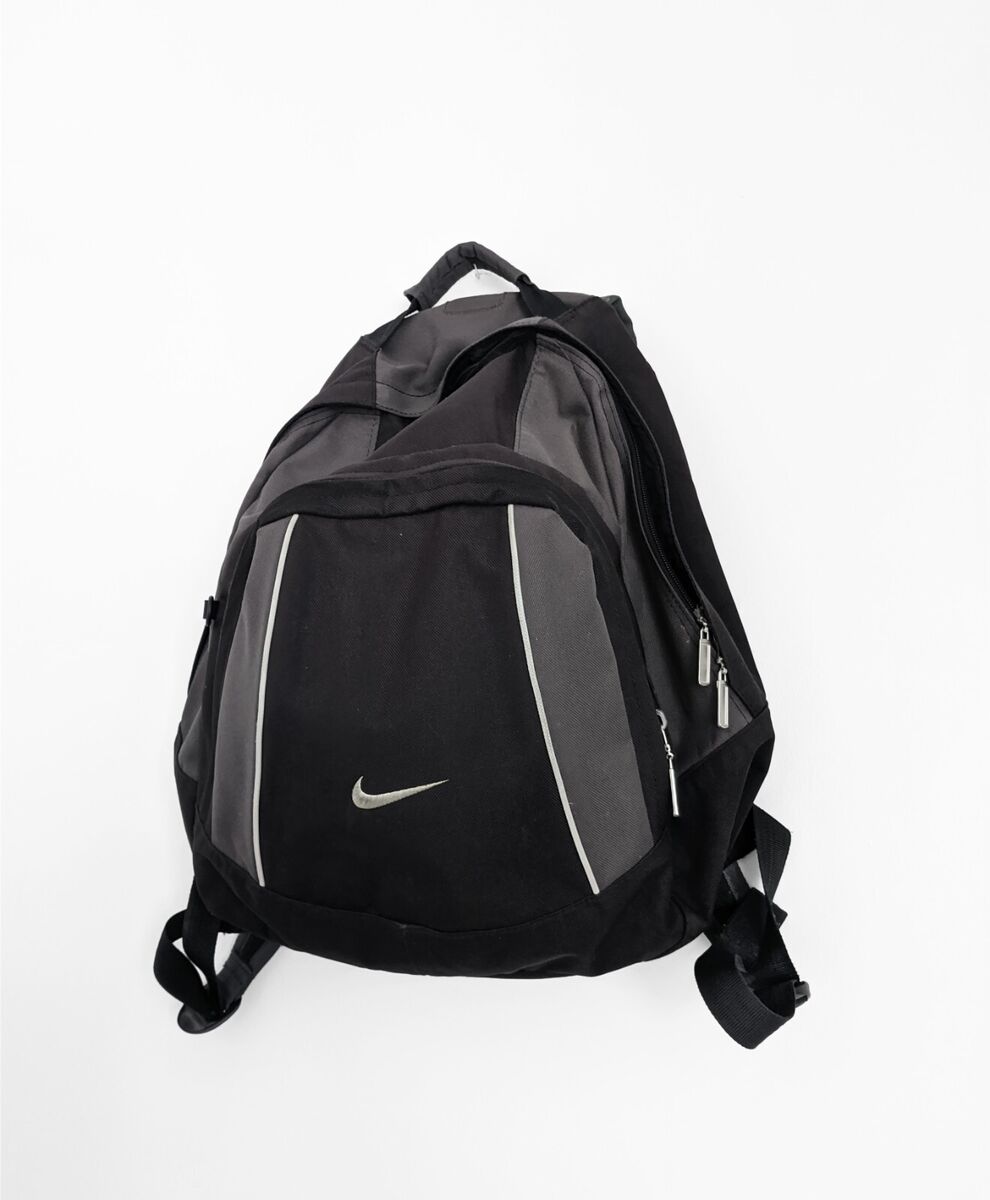 Vintage Nike backpack 90s y2k swoosh black bag | eBay Vintage Nike backpack 90s y2k swoosh black bag | eBay