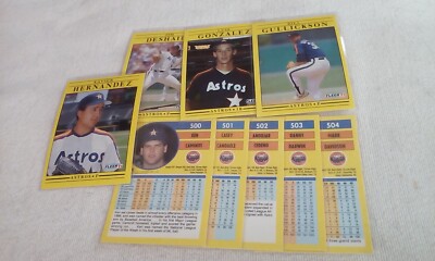1991 Fleer Part. set 500-599 Baseball  Pick cards that you may want/need.