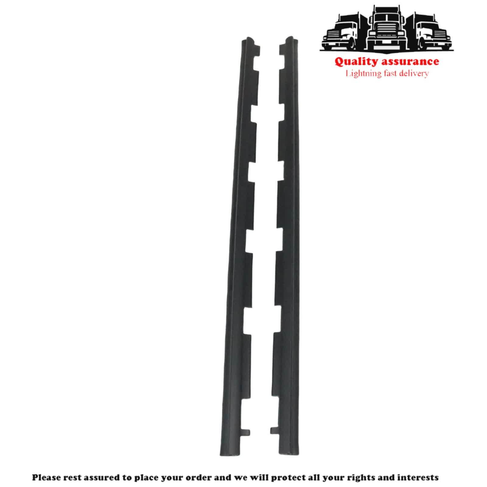 Chevy GMC Pickup Truck Front Window Sweep Weatherstrip Seal Pair Set