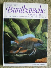 Buntbarsche - Cichliden Zierfisch Monographien Band 4 -DDR Buch Feuermaul Diskus