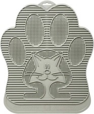 Omega Paw Cat Paw Cleaning Litter Mat Light Gray 