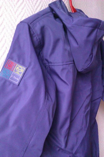 Parka Imperméable à Capuche - 8 Ans " I-Teeck " - Violet - Neuf - Imagen 7 de 8
