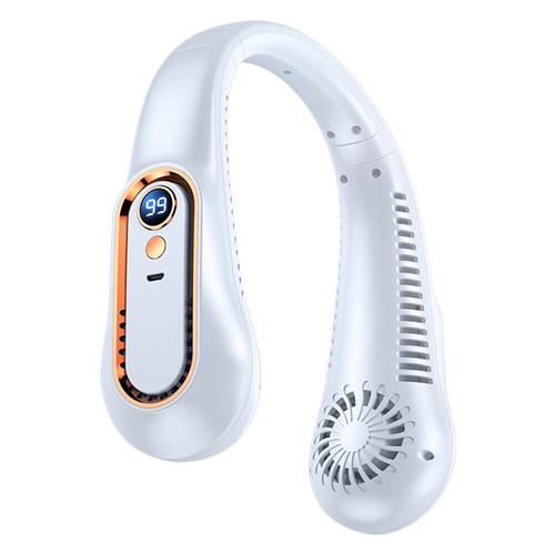 Neck Fan USB Portable Neck Fan Rechargeable Portable Cooler Neckband Bladeless~ - Picture 31 of 87