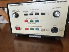 SENCORE RG67 NTSC Video Monitor Adaptor Vintage Unit Working Excellent