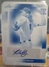 Rhett Lowder Rookie Auto 1/1 2023 Leaf Vivid Cyan Printing Plate BA-RL1 Reds