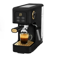 Beautiful Slim Espresso Machine w/ 20-Bar Pressure Milk Frother, Ideal Gift
